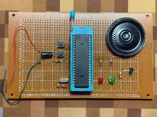 电子音乐播放器的设计与制作 说明书